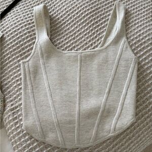 Aritzia Knit Bustier Tank